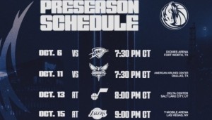 pg电子榜单-状元来了！独行侠官宣季前赛赛程：10月6日开打 10月15日对阵湖人